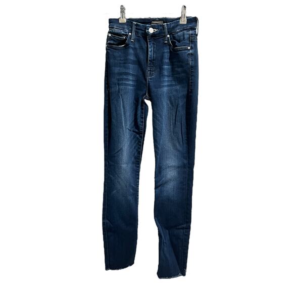Mother Jeans Women's Size 24 High-Waisted Looker Ankle Fray Skinny MSRP $238 - Picture 1 of 7